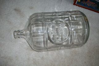 Rare Vintage 5 Gallon Glass Water Bottle.  Mountain Valley Spring.  Ribbed