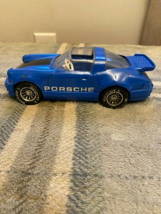 1980’s Rare Vintage Blue Metal Buddy L Porsche Made In Japan 7 " Long