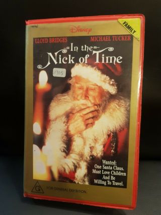 Disney In The Nick Of Time Rare Vhs