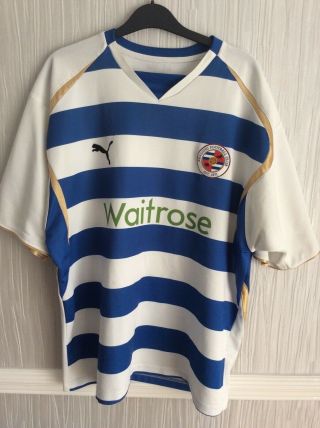 Rare - Reading Home Shirt 2008/09 - Size Adult L