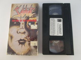 Sabbat - The End Of The Beginning Vhs Tape (1990,  Strand Vci) Rare