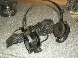 H116 Antique Headset With Large Wire Adjustable Headset