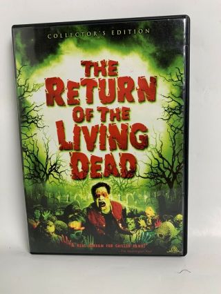 Return Of The Living Dead Rare Us Mgm Dvd Cult 80s Punk Zombie Horror Movie