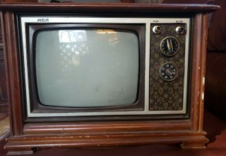 Rare Vintage Rca Console Tv Am100l