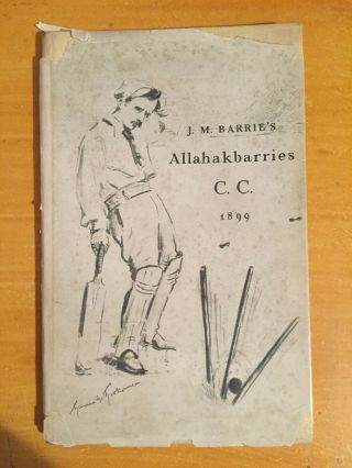 1950 Jm Barries Allahakbarries Cc 1899 1st Edition Rare Dust Jacket & Photo