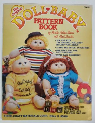 The Doll Baby Pattern Book Fcm101 Fibre - Craft Uncut
