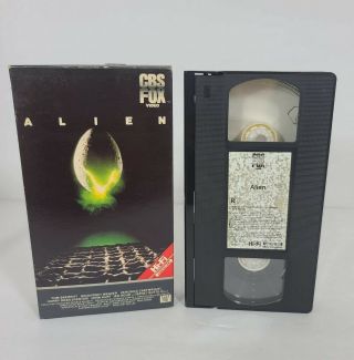 ALIEN MOVIE VHS 1979 CBS FOX: RARE OOP Ridley Scott HI - FI 3