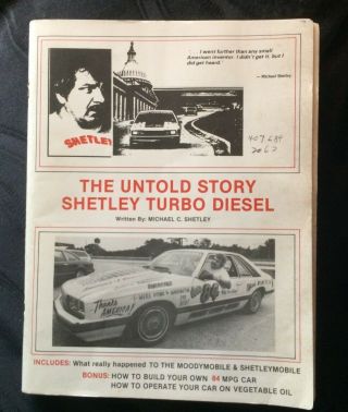 The Untold Story Shetley Turbo Diesel By Michael C.  Shetley 1982 Rare Find
