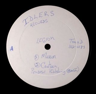 Test - Press Legion – Merlin 12 " Rare Electro Rap Hip Hop 