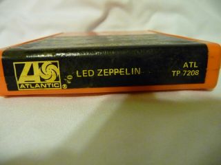 Rare Led Zeppelin Self Titled 8 Track Tape PINK ATLANTIC Records PLAYS GREAT 3