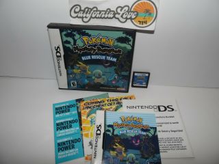 Pokémon Blue Rescue Team Nintendo Ds 2006 Rare 100 U.  S.  A.  Authentic ✔☆mint☆✔