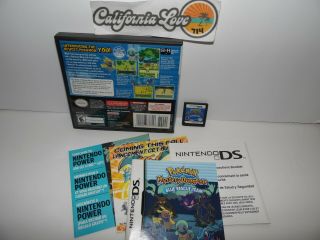 Pokémon BLUE RESCUE TEAM NINTENDO DS 2006 RARE 100 U.  S.  A.  AUTHENTIC ✔☆MINT☆✔ 2
