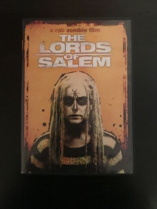 The Lords Of Salem Dvd 2012 Rob Zombie Sheri Moon Rare Horror Witches Scary Cult