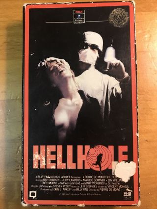 Hellhole Vhs 1985 Rare Horror Slasher Gore Great