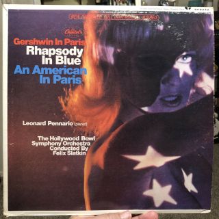 Gershwin In Paris Rhapsody In Blue,  An American In Paris Vinyl Lp 1965 Rare Ex