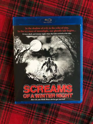 Screams Of A Winter Night On Code Red Blu - Ray Unrated Horror Anthology Rare