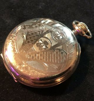 Empress Hunter Pocket Watch Case Size 16 Gold Filled Engraved Rare & Unique