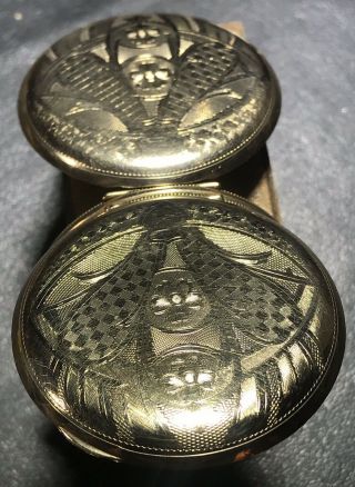 EMPRESS HUNTER POCKET WATCH CASE Size 16 GOLD FILLED Engraved RARE & Unique 2