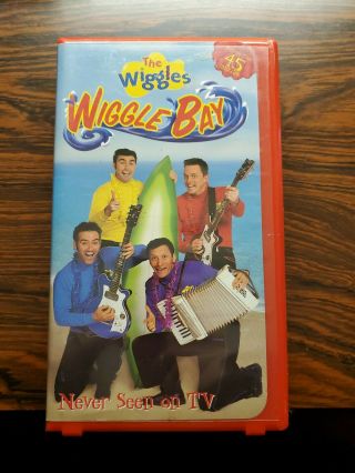 The Wiggles Wiggle Bay Vhs Video Tape 2003 11 Songs 45 Min.  Children’s Rare