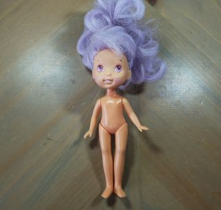 Vintage 1986 Hasbro Moon Dreamers 5.  5 " Purple Doll Rare 80s No Clothes Toy Girl