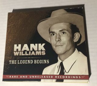 Hank Williams: The Legend Begins: Rare And Unreleased Recordings (3 Cd Set)