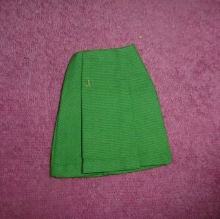 Vintage Ideal Tammy And Misty Doll Private Secretary Green Skirt