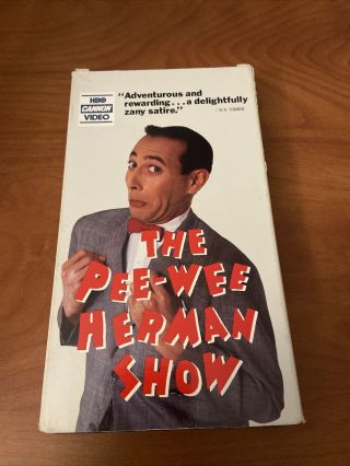 The Pee - Wee Herman Show - Vhs - Hbo Cannon Video - Rare