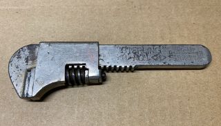 Antique Mossberg Sterling No.  1 Adjustable Bicycle Wrench C.  1900