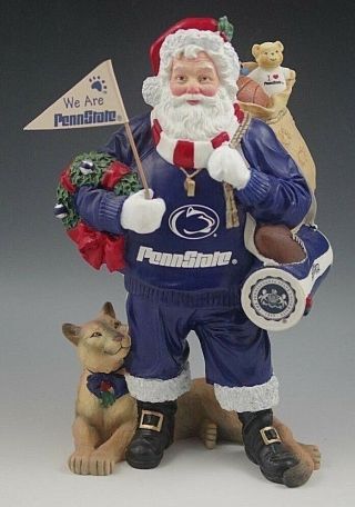 Rare Danbury - Penn State Nittany Lions Santa Collectible