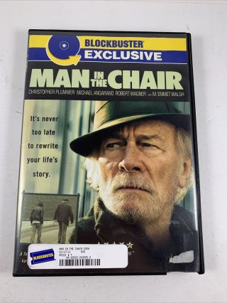 Man In The Chair Blockbuster Exclusive Dvd Christopher Plummer Rare Ex Rental