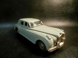 Vtg Rare Rolls Royce Silver Cloud Tin Friction Toy Yonezawa Japan
