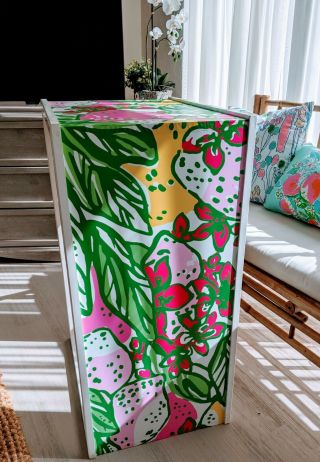 Rare Lilly Pulitzer Wood Rack,  Scarf/girls Shift Dress Display,  Home Furniture