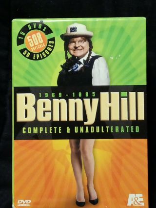 Benny Hill: Complete And Unadulterated - 15 Disc Dvd Box Set Color Comedy Rare