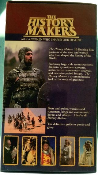 THE HISTORY MAKERS VHS Complete Box Set of 10 Documentary Videos ^VGC^ RARE 3