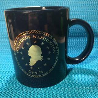 Very Rare - Pre - Commissioning Unit Pcu Mug - - Uss George Washington Cvn - 73