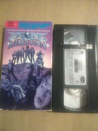 Chopper Chicks In Zombietown Troma Rare Vhs Oop Horror Vhs