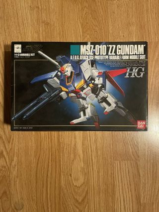 Gundam Msz - 010 Zz Gundam 1:144 Bandai Hg Rare Kit 90 