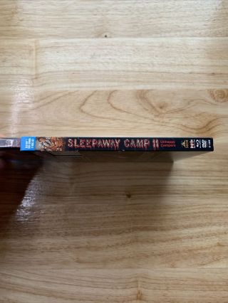 Sleepaway Camp II 2 (Blu - ray,  DVD,  2015,  2 - Disc,  Scream Factory) With Rare Slip 3