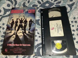 Knights Of The City Vhs 1986 Leon Isaac Kennedy Rare