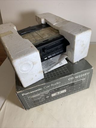 Rare Panasonic Cq - W225eu Car Stereo Cassette Tape Player & Am/fm Radio