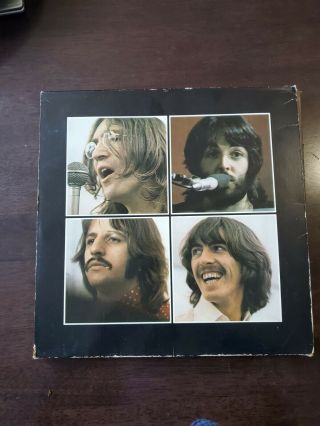 The Beatles Let It Be Box Set Vinyl Record With Booklet Rare 1970s