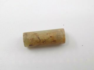 Antique Tubular Jade Bead