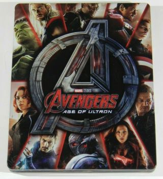 Avengers Age Of Ultron 4k Uhd,  Blu - Ray Steelbook Edition Usa Ultra Rare