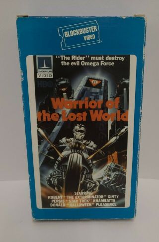 Warrior Of The Lost World / Vhs1983 / Rare / Thriller / Aka " Mad Rider "