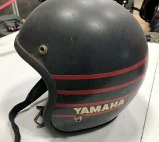 Vintage Yamaha Motorcycle Snowmobile Helmet 70 