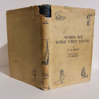 When We Were Very Young By A.  A.  Milne Rare 1924 20 