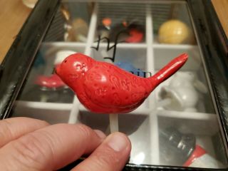 Retired Nora Fleming Red Bird Mini RARE 2