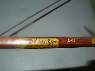 Thomas F.  Mackove Bamboo Fly Rod 9 