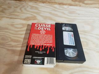 Gemstone VHS Curse Of The Devil 1989 Rare Horror Paul Nashy Maria Silva HTF 2
