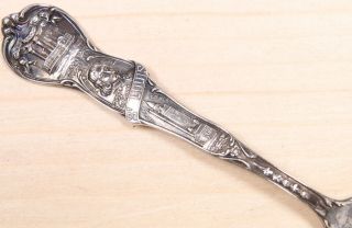 Antique Sterling Silver City Of St.  Louis Spoon 121a